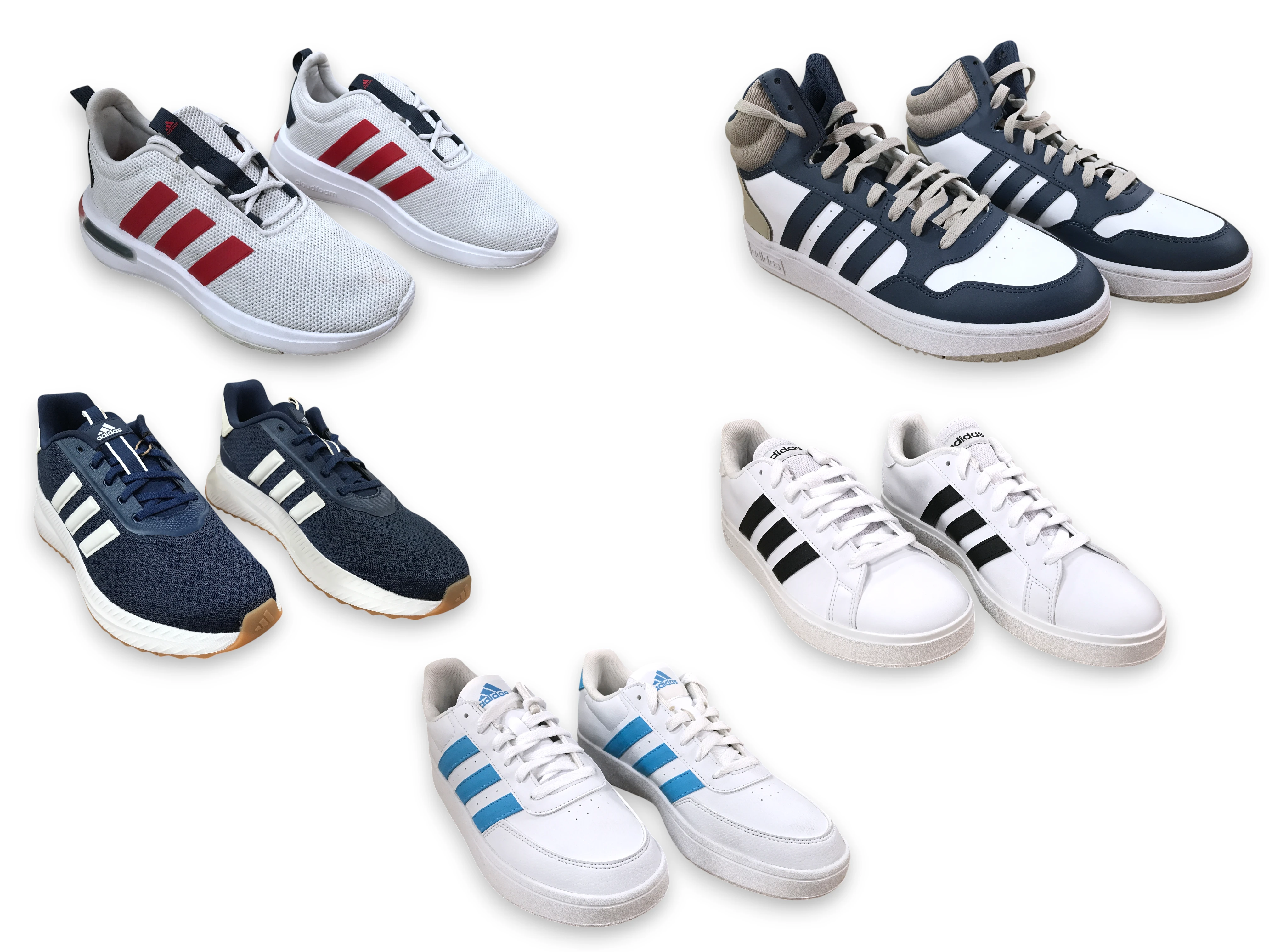 13 PARES DE TENIS DE MARCA.