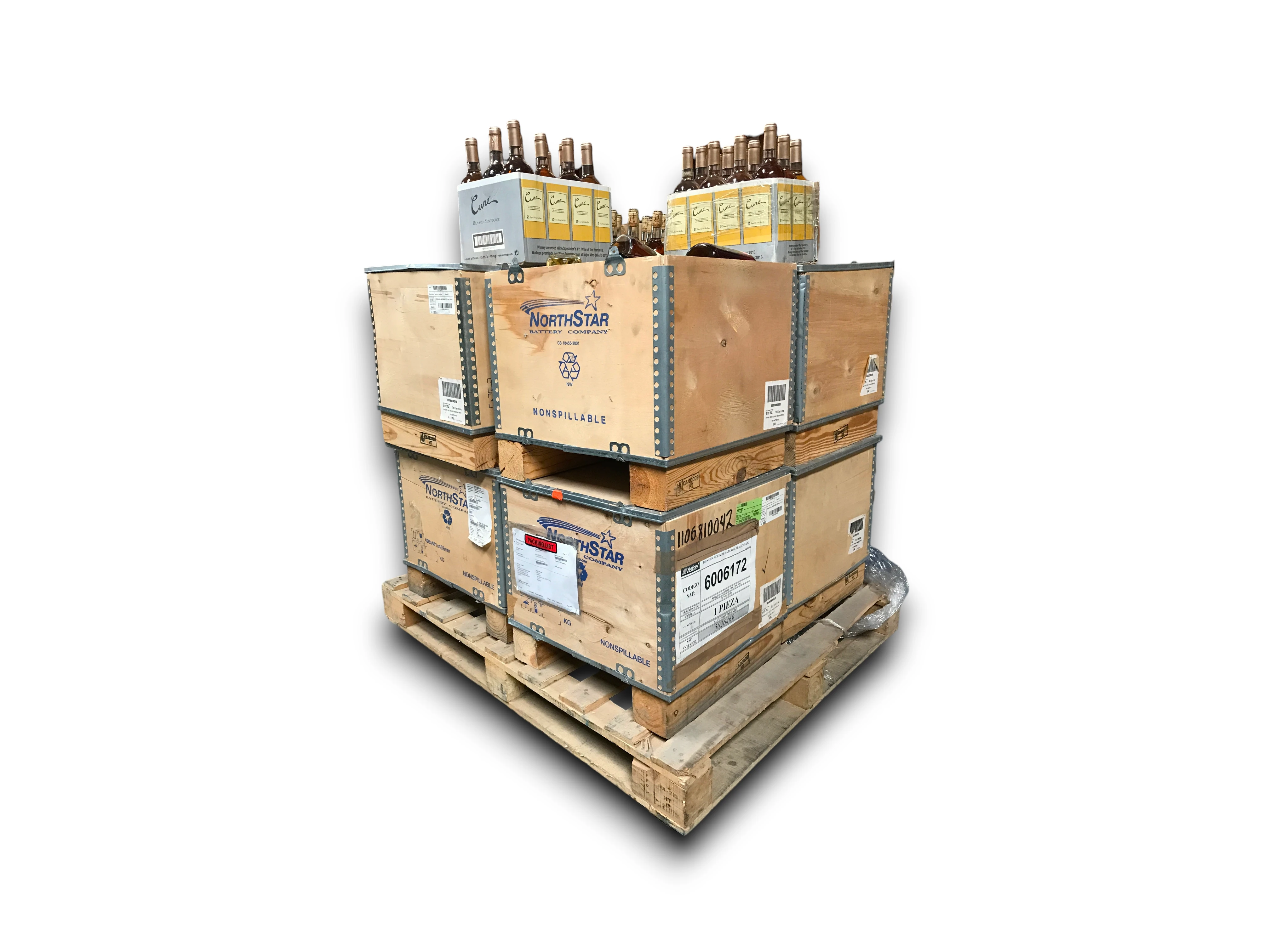 APROX.150 PZAS. DE  BOTELLAS DE VINOS CON DIVERSAS MARCAS Y TIPOS.
