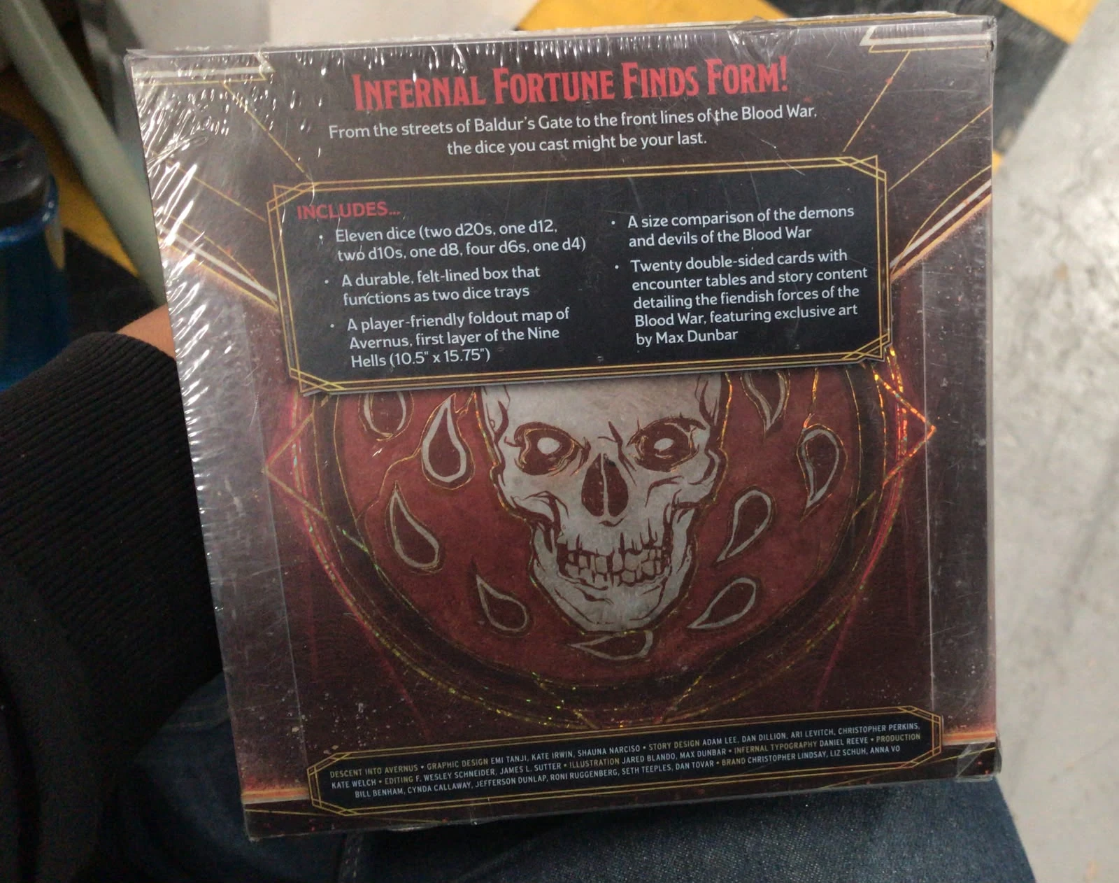 SET DE DADOS DUNGEONS & DRAGONS – BALDUR’S GATE: DESCENT INTO AVERNUS.