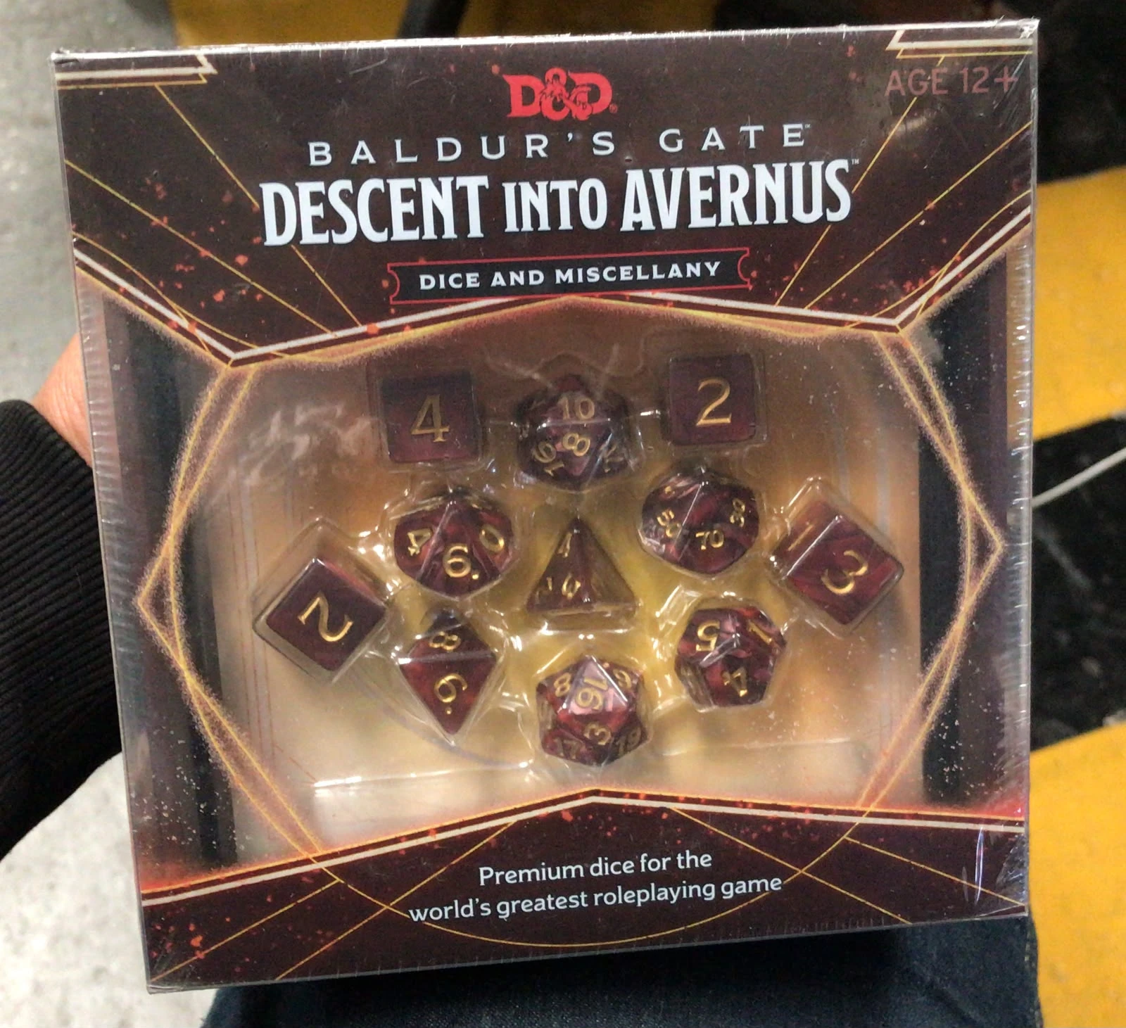 SET DE DADOS DUNGEONS & DRAGONS – BALDUR’S GATE: DESCENT INTO AVERNUS.