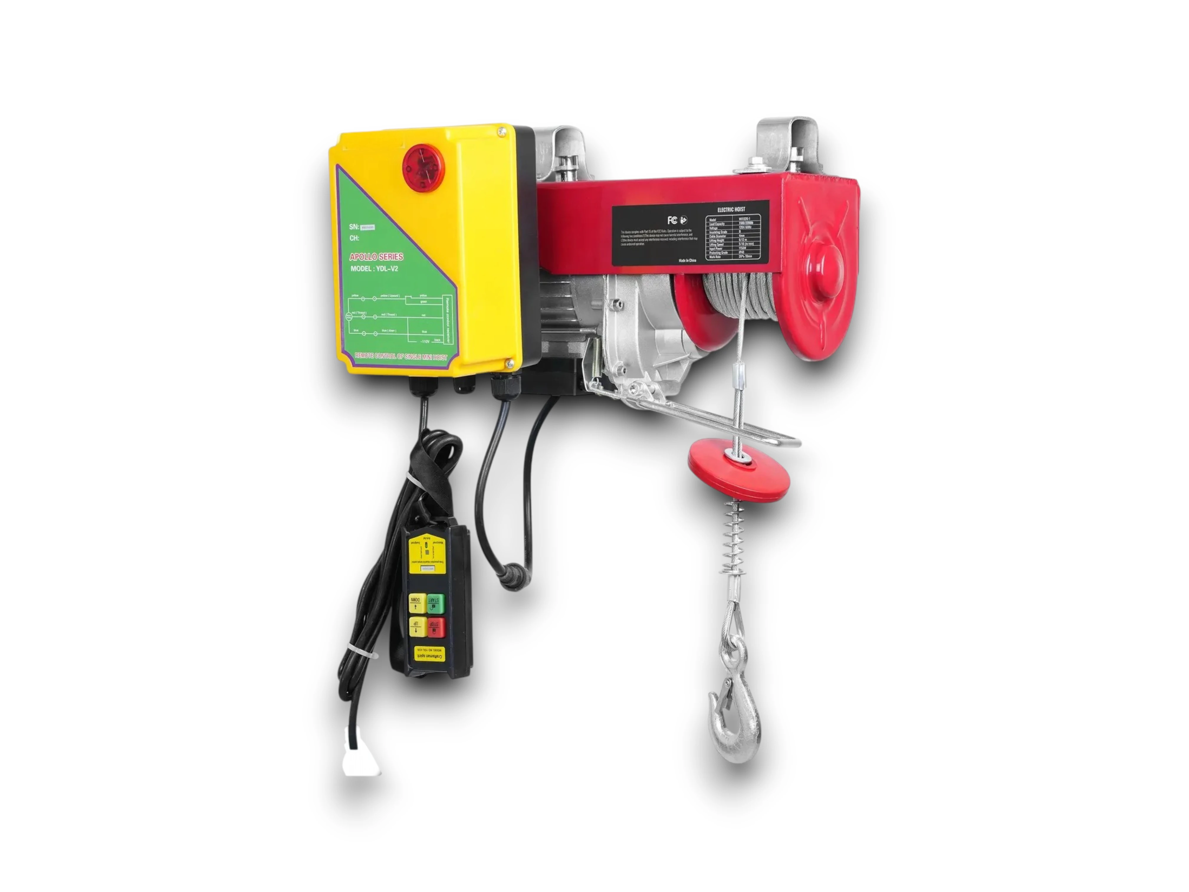 POLIPASTO ELÉCTRICO 600 KG.