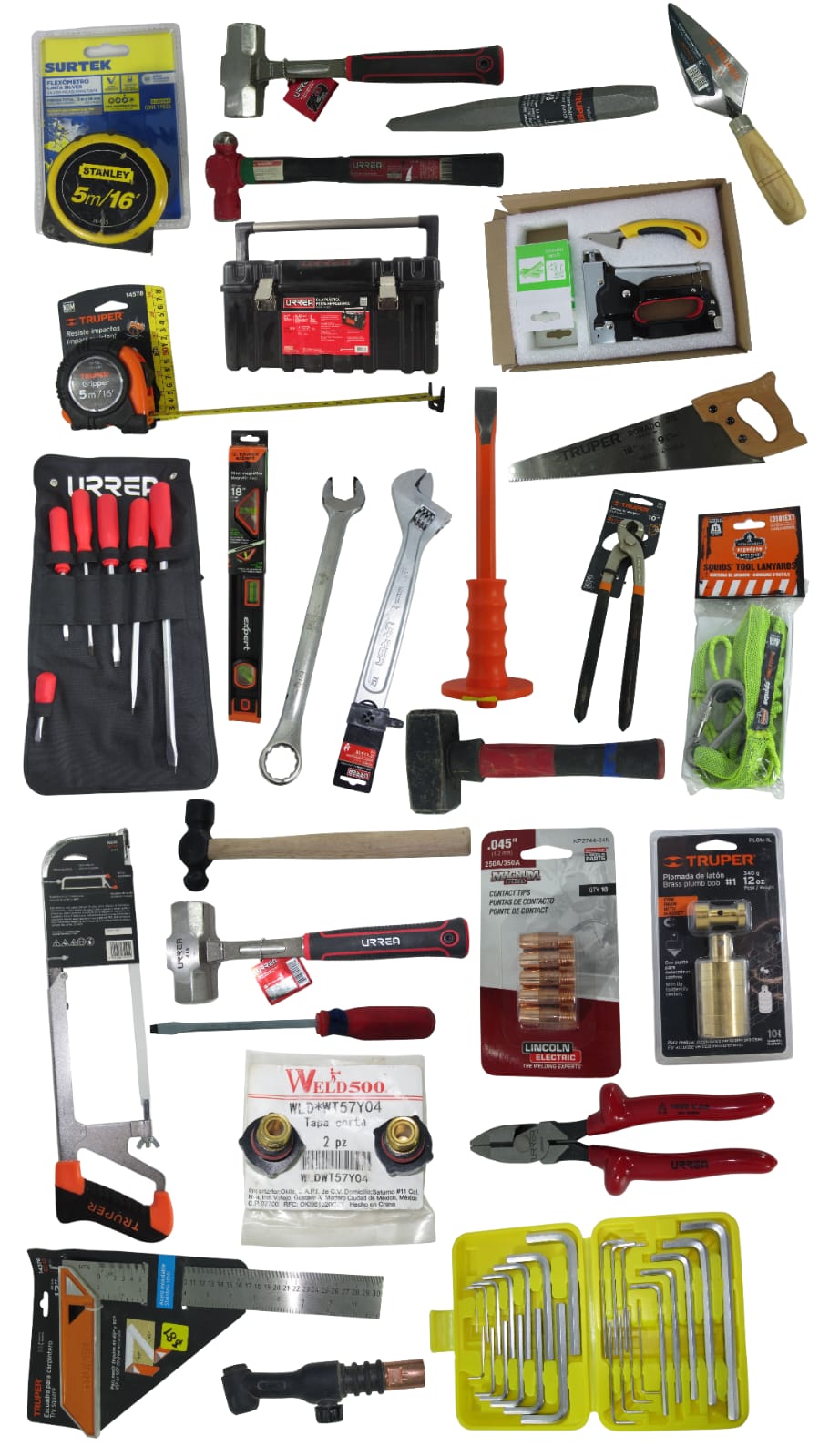 LOTE DE HERRAMIENTAS MANUALES PARA CUALQUIER MANTENIMIENTO Y REPARACION