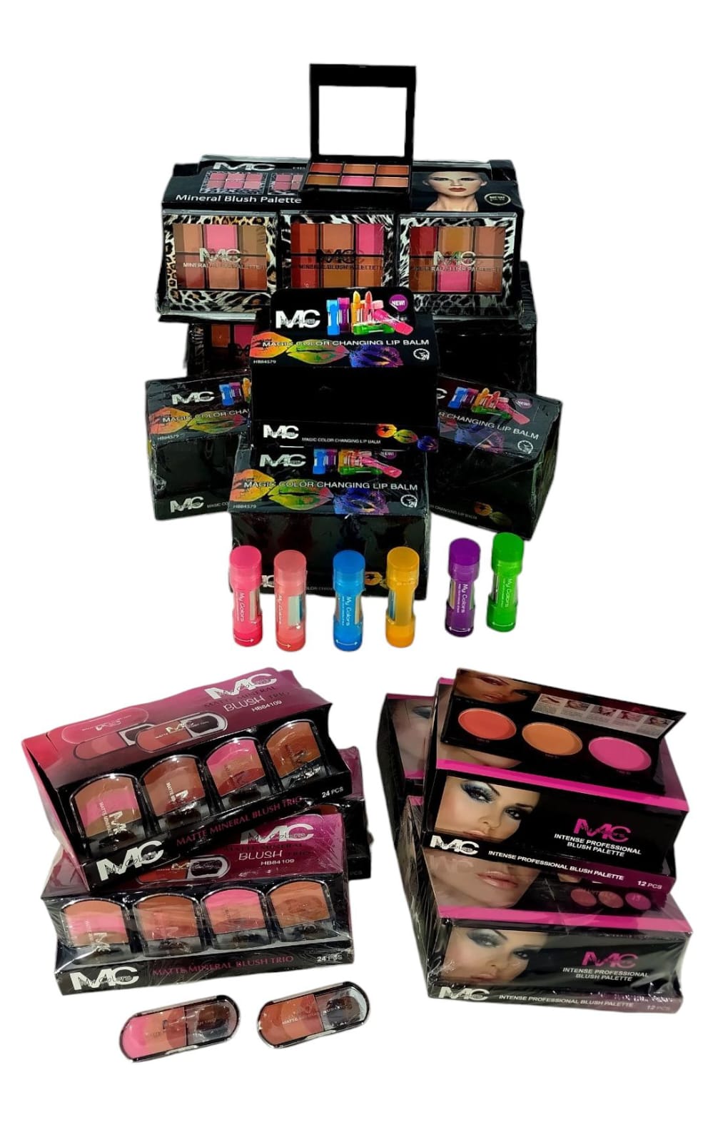 LOTE DE MAQUILLAJE CON VARIEDAD DE PRODUCTOS