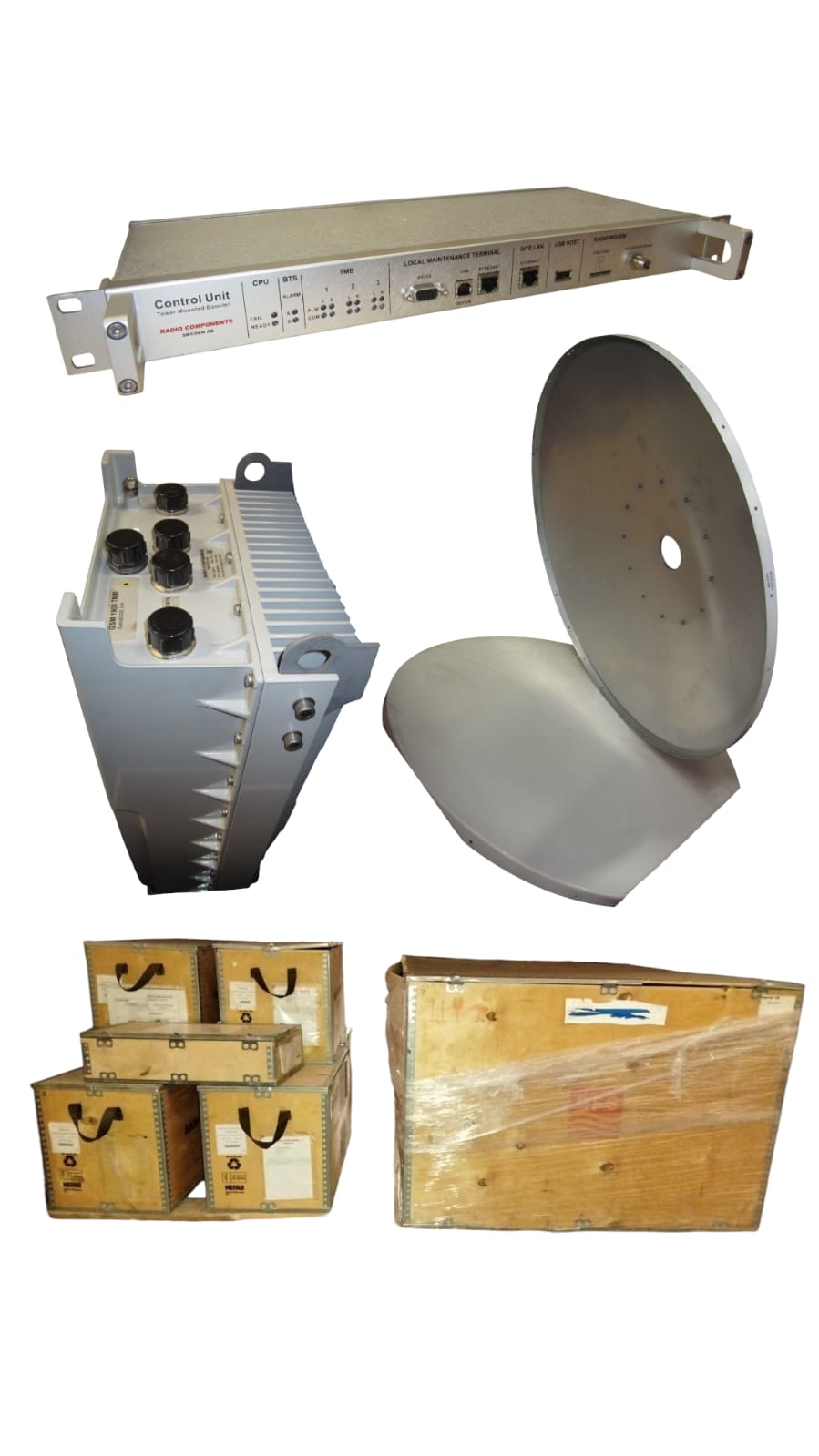 LOTE DE ANTENA PARABOLICA, MULTIMETRO DE MUESTREO Y UPS PARA EXTERIORES