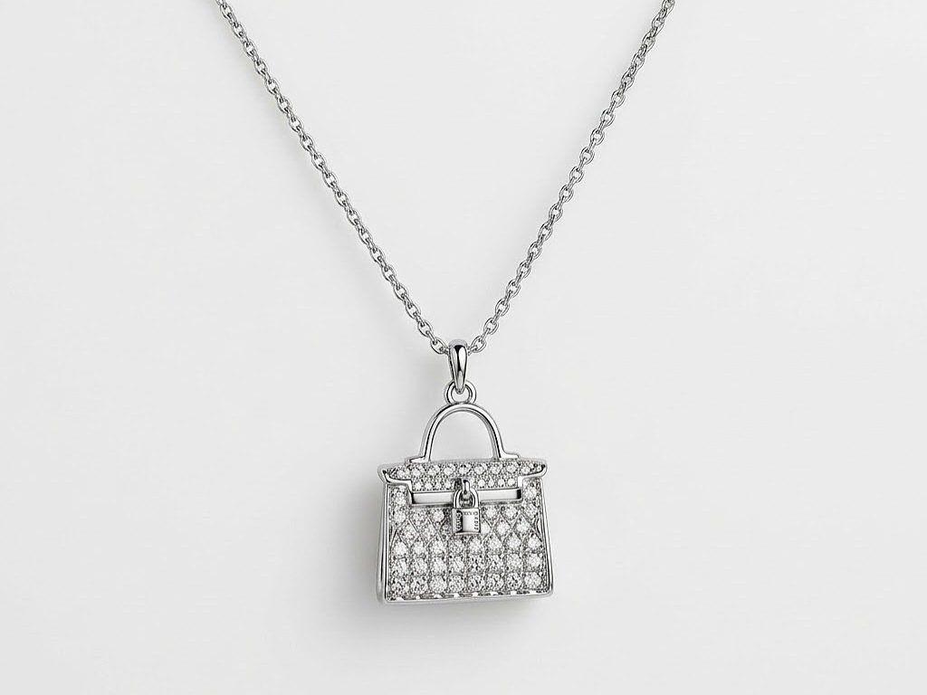 COLLAR CON DIJE DE BOLSO.