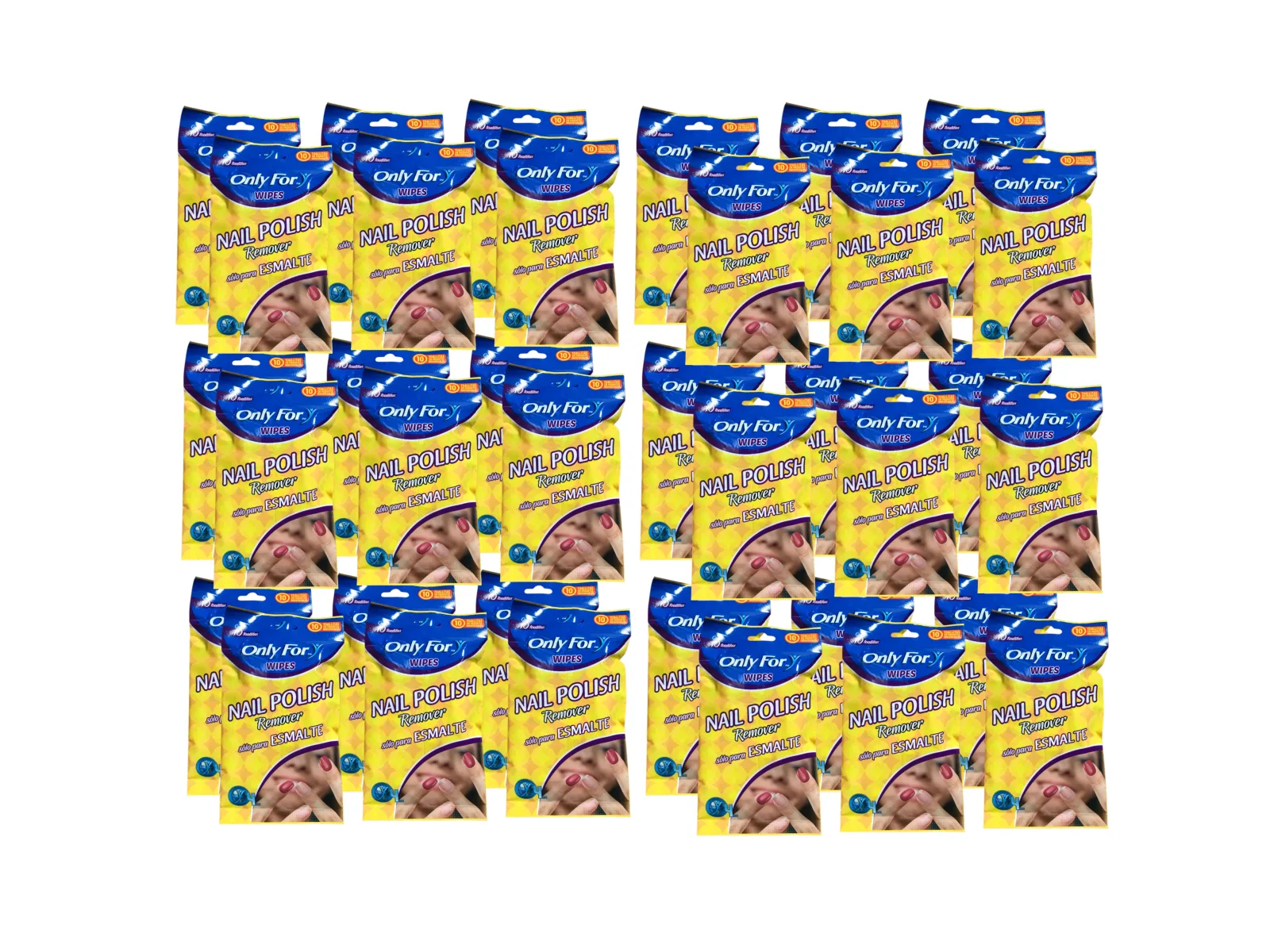 1000 PZAS. APROX. TOALLAS QUITA ESMALTE.