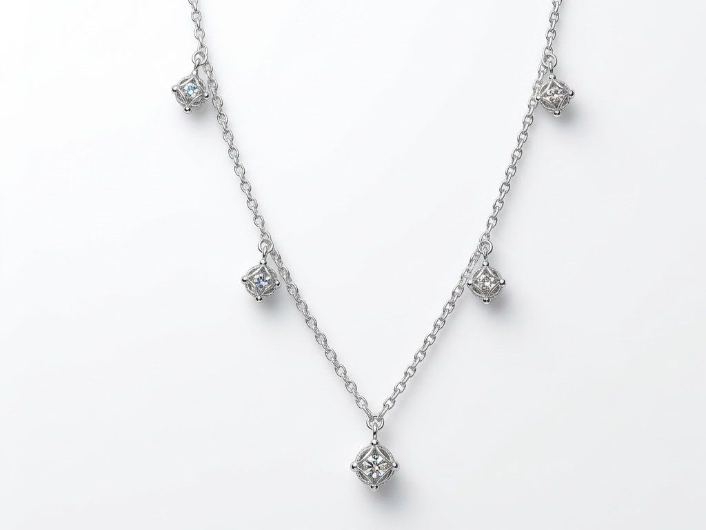COLLAR CON 5 DIJES EN FORMA DE FLOR.