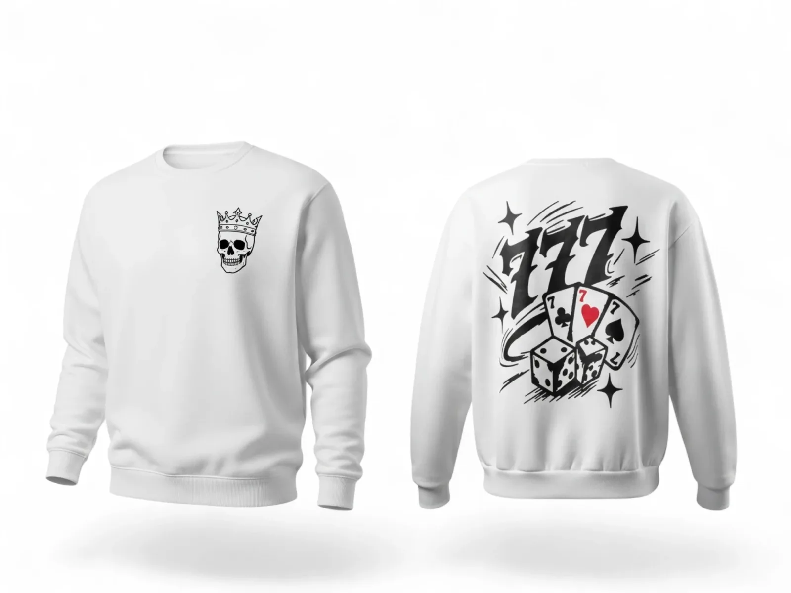 5 SUDADERAS.