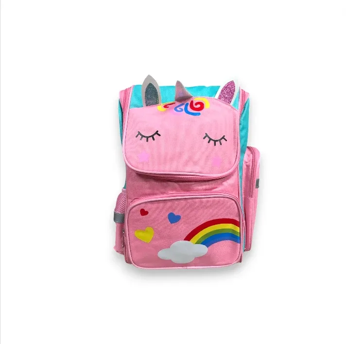 APROX. 23 PZAS. MOCHILA INFANTIL DE UNICORNIO.
